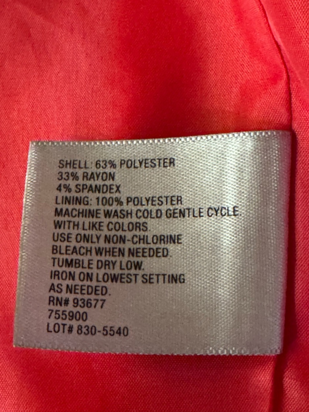 Worthington Hot Pink Open-Front Cropped Blazer - Picture 6 of 6